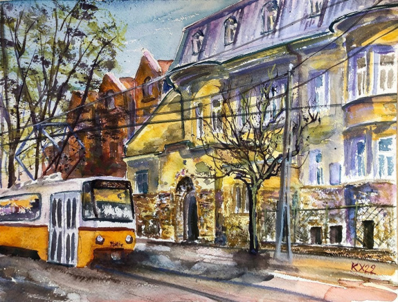 Újpest, villamos