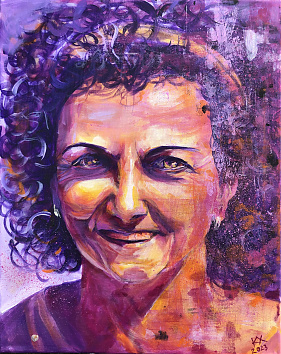 Beauty - 2023 Akril, 50x40 cm